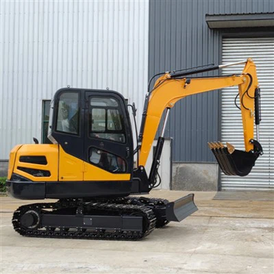 6.5 طن من حفارة الزاحف مع محرك كوبوتا الياباني للمباني الهندسية على نطاق واسع